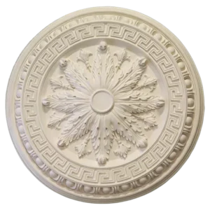Traditional plaster ceiling rose with acanthus motif and decorative edging – Plaster ceiling roses – Glasgow