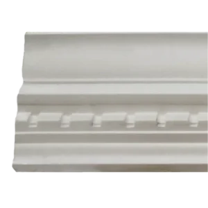 Large dental block cornice with stepped detail and repeating square pattern – Cornice Repairs – Glasgow