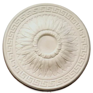 Acanthus leaf ceiling rose with egg and dart moulding - Plaster ceiling roses - Glasgow