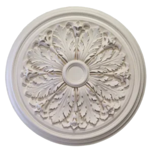 Traditional plaster ceiling rose with acanthus leaf design – Plaster ceiling roses – Glasgow