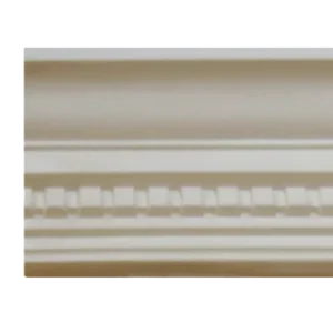Close-up of small dental block plaster cornice – Cornice mouldings – Glasgow